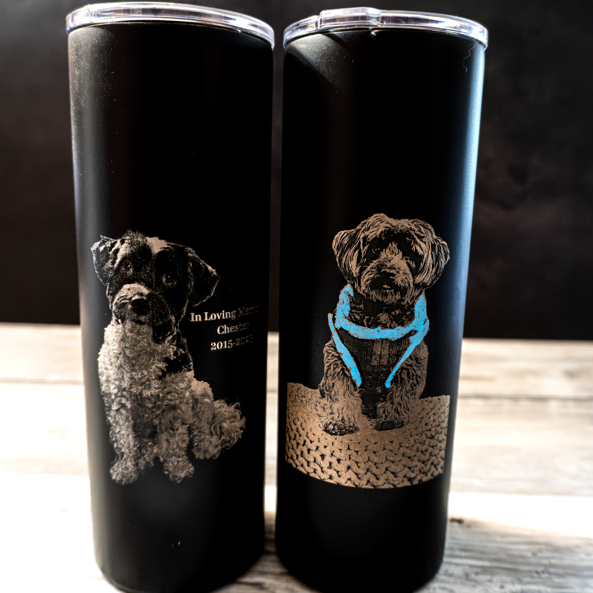 Custom Engraved 20oz Skinny Tumbler – Converts to 22oz with Optional Twist-On Handle
