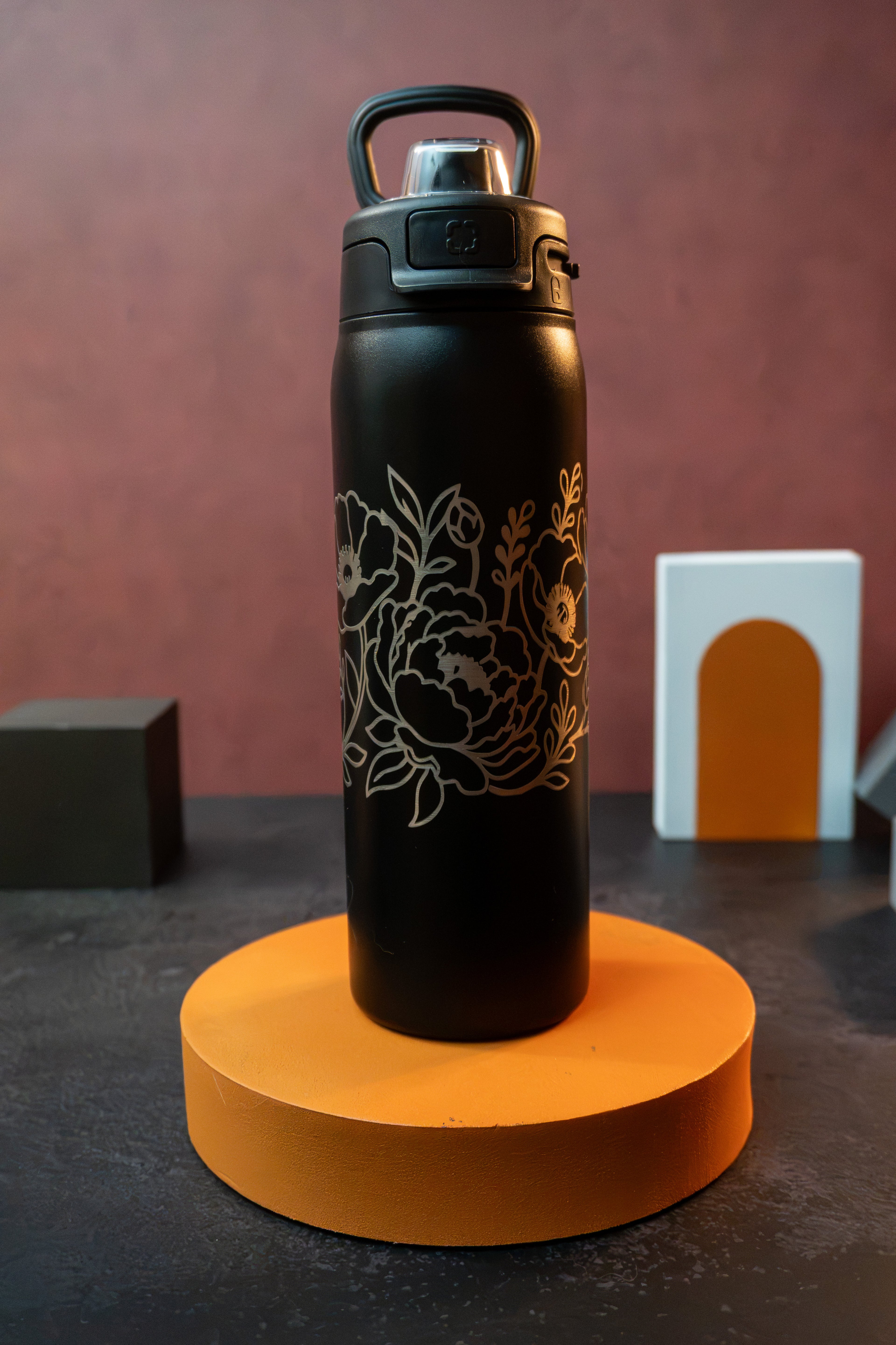 Custom Engraved 22oz Water Bottle