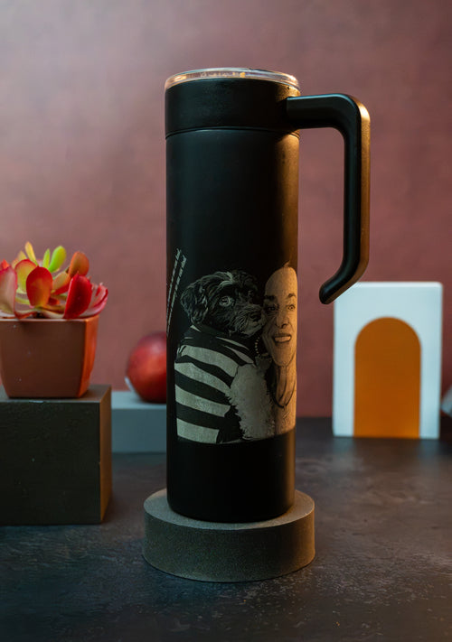 Custom Engraved 20oz Skinny Tumbler – Converts to 22oz with Optional Twist-On Handle