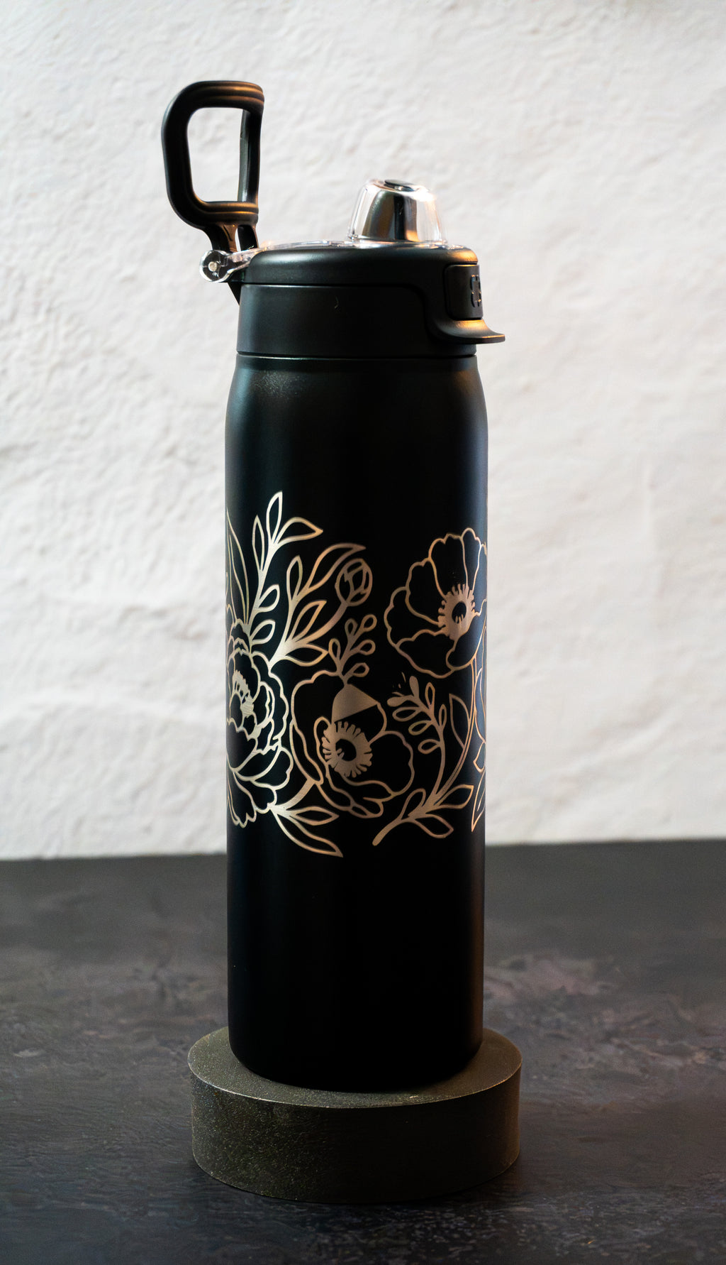 Custom Engraved 22oz Sport Water Bottle